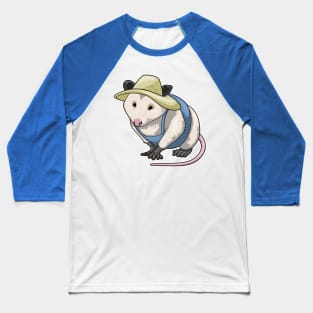 Opossum Farmer Hat Baseball T-Shirt